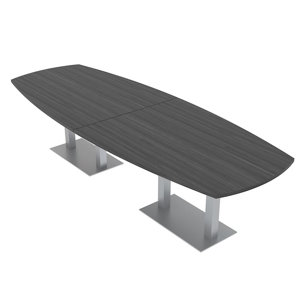 Skutchi Designs 45 in W, 145 in L, 29 in H, Engineered Wood Top, Grey HAR-ABOT-46X143-DOU-ASIANNIGHT - main